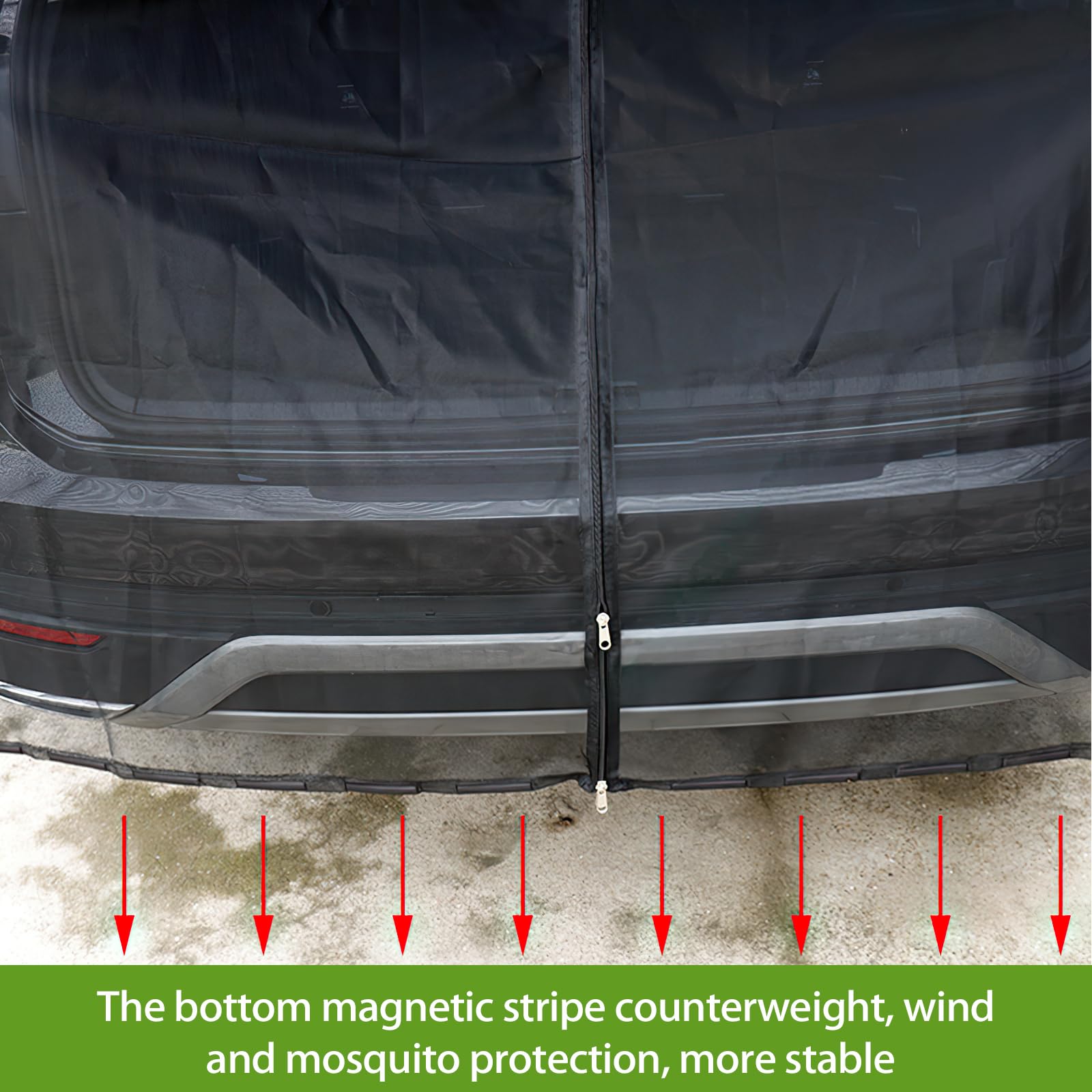 Kofferraumabdeckung Sonnenschutz,180×150cm Heckklappe Flügeltür Kofferraumabdeckung,Auto Heckklappe Moskitonetz,Sonnenschutz Gardinen Vorhang,für Dach Caravan Camper Van Camping